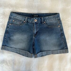 Jordache Women's Classic Blue Washed Jean Shorts